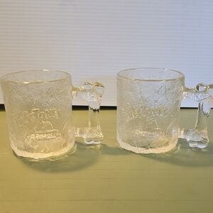 McDonald's Frosted Glass Mug Set